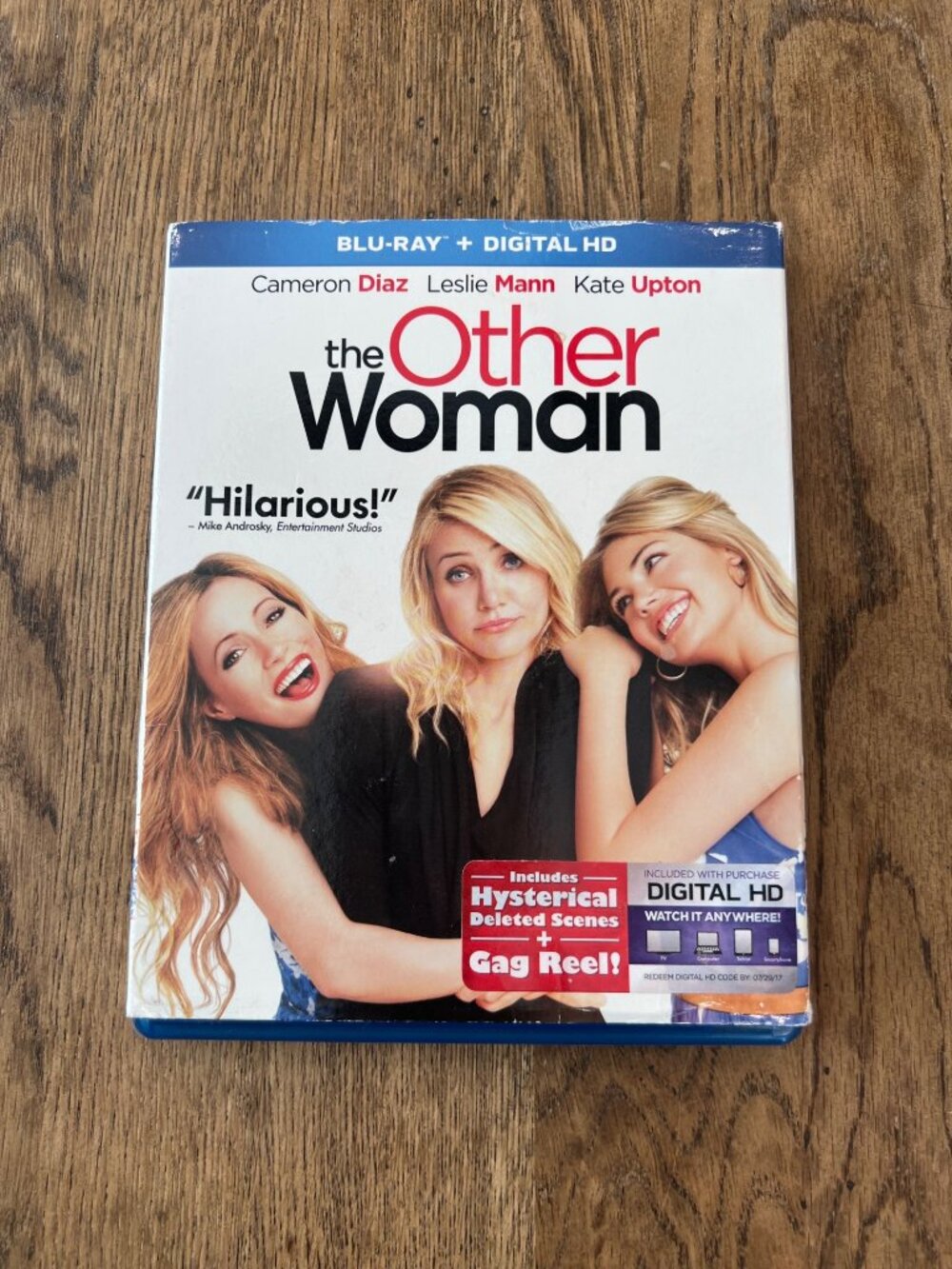 The Other Woman 2014 Movie Blu-Ray + Digital HD Comedy Cameron Diaz Pre-Owned
